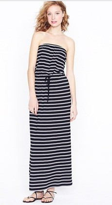 Paris Fashion: Amie Double-Stripe Maxi Dress