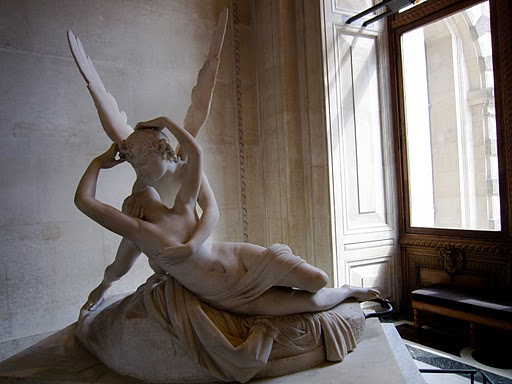Psyché ranimée par le baiser de l'Amour, by Antonio Canova, at the Louvre