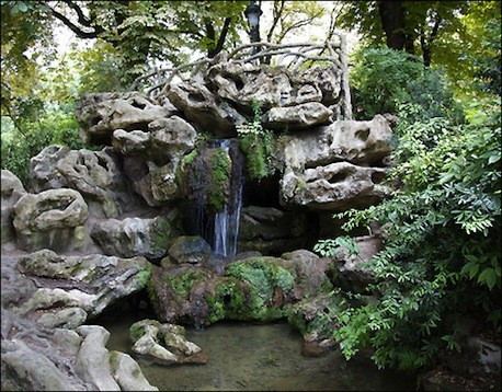 A grotto at Parc Montsouris