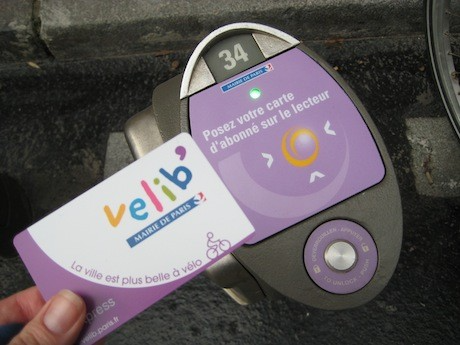 The Vélib' bike rental program makes it easy to see the sights in Paris
