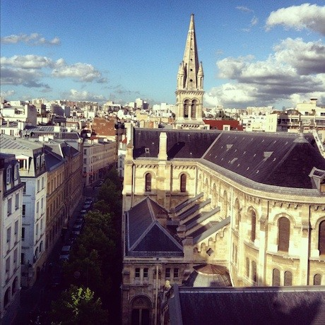 An apartment view of Paris