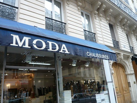 Moda, a designer shop in Paris