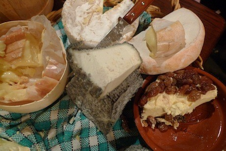 The cheese tray at Chez Casimir, the bargain bistro cousin of Chez Michel in the 10th Arrondissement of Paris