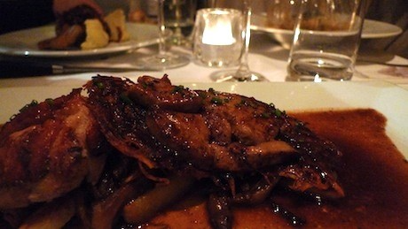 Sweetbread with foie gras at Le Bistro des Gastronomes during our Paris Restaurant Review