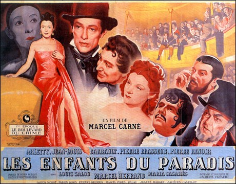 A poster from the film Les Enfants du Paradis