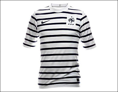 The new maillot of Les Bleus