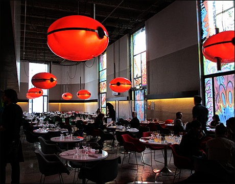 The Tokyo Eat restaurant before the reopening of the Palais de Tokyo