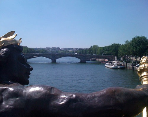 View from Pont Alexandre in Paris