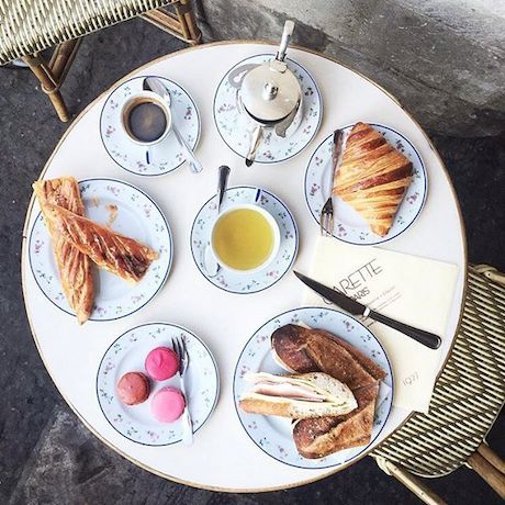 breakfast at Carette via @ParisJetaime 