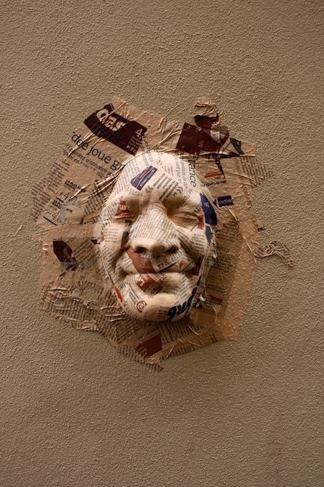 A mask by the French street-artist Gregos