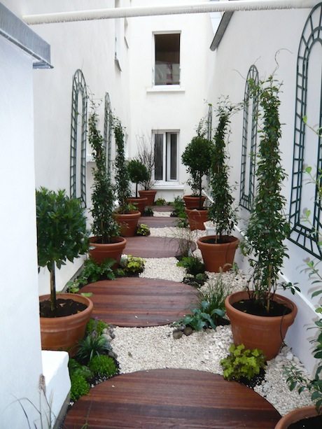 The secret garden at the Hôtel O