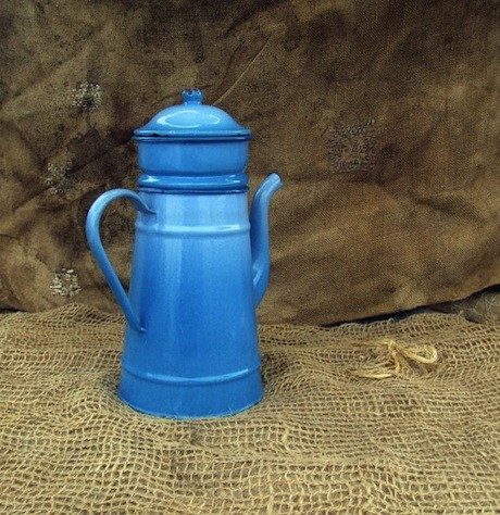An old French coffee pot