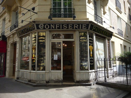 Traditional shops in the Caulaincourt neighborhood, in the 18th Arrondissement of Paris