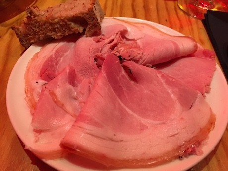 Parisian white ham with truffles
