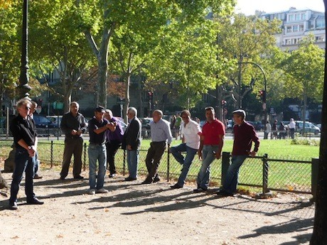 A game of pétanque at the Champ de Mars, part of the local Paris you can find in the shadow of the Eiffel Tower