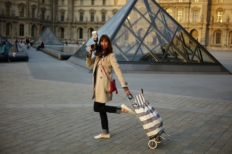 Pictrips Paris founder, Lindsey Kent, is always prepared to her next shot!