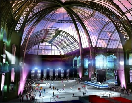 Ice rink at le Grand Palais