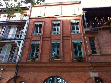 Redbrick buildings in Toulouse