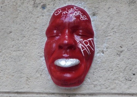A mask by the French artist Gregos
