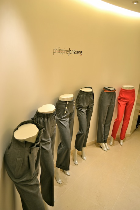 Custom pants in Paris by designer Philippine Janssens