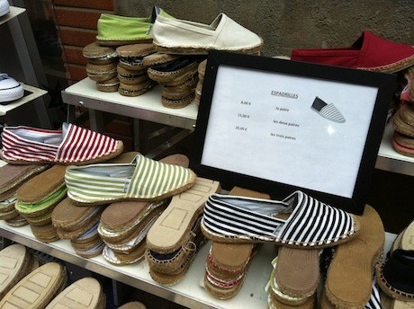 Espadrilles from French Basque Country