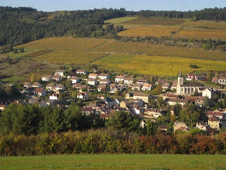 The villages of Burgundy Scenic View