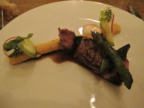 Veal at Verjus, the new Paris restaurant from Braden and Laura, the foodie power couple of Hidden Kitchen fame.