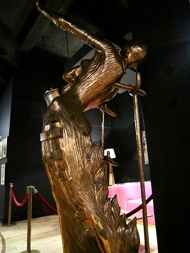 Woman Aflame, by Salvador Dalí, at the Espace Dalí