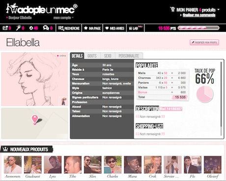 Adopte un Mec, a French online dating website