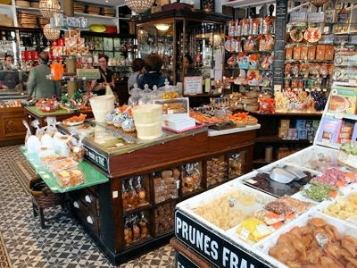 Vintage sweets in Paris at A la Mère de Famille, a candy shop in Paris